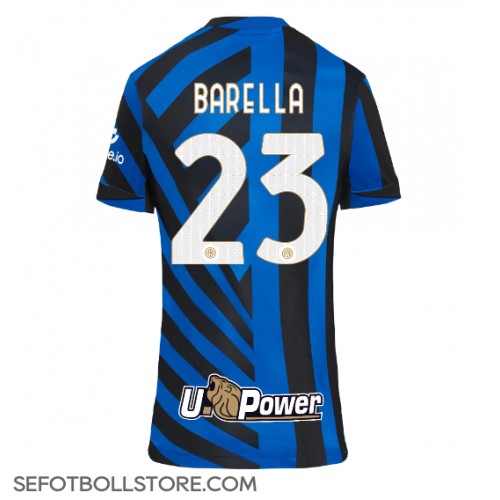 Inter Milan Nicolo Barella #23 Replika Hemmatröja Dam 2024-25 Kortärmad